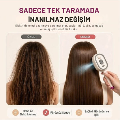 Birellia Buharlı Masaj Tarağı