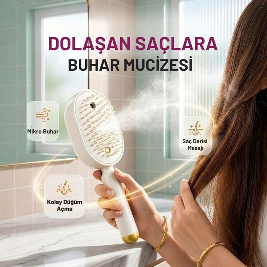 Birellia Buharlı Masaj Tarağı